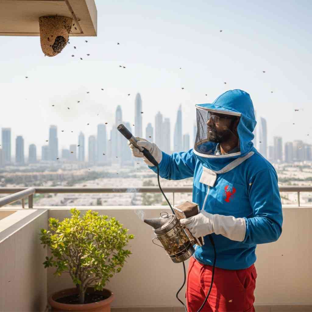 Professional bee pest control Dubai service safely removing bees from homes and commercial properties.
