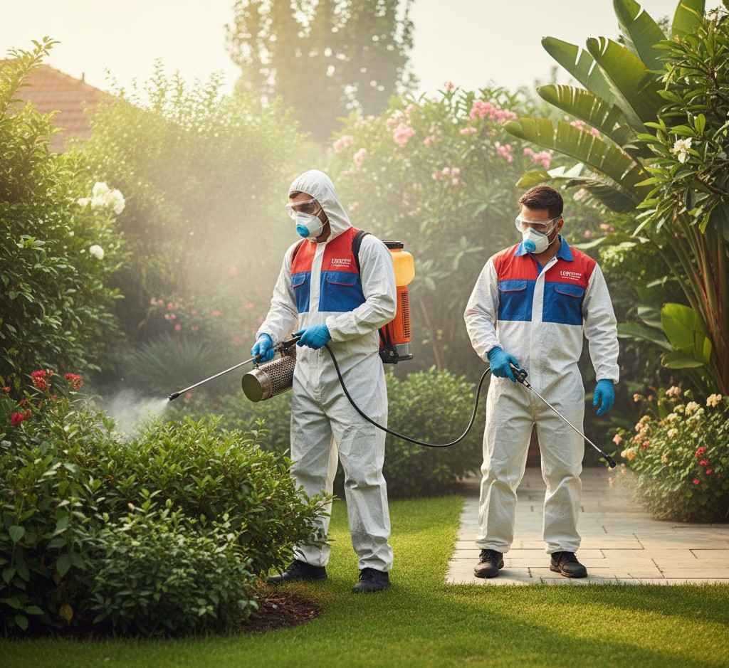 Professional mosquito control Dubai service with mosquito netting to keep mosquitoes away.