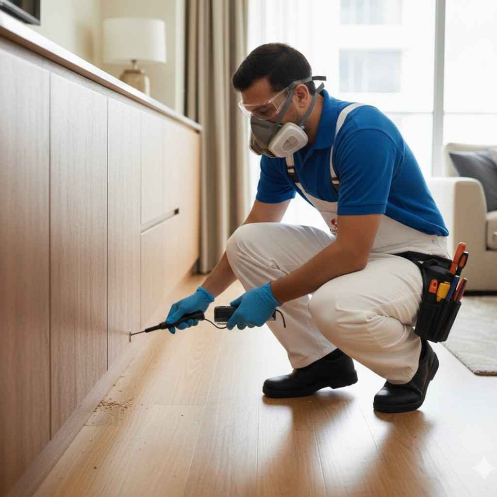 Professional termite pest control Dubai service protecting homes and buildings from termite damage.