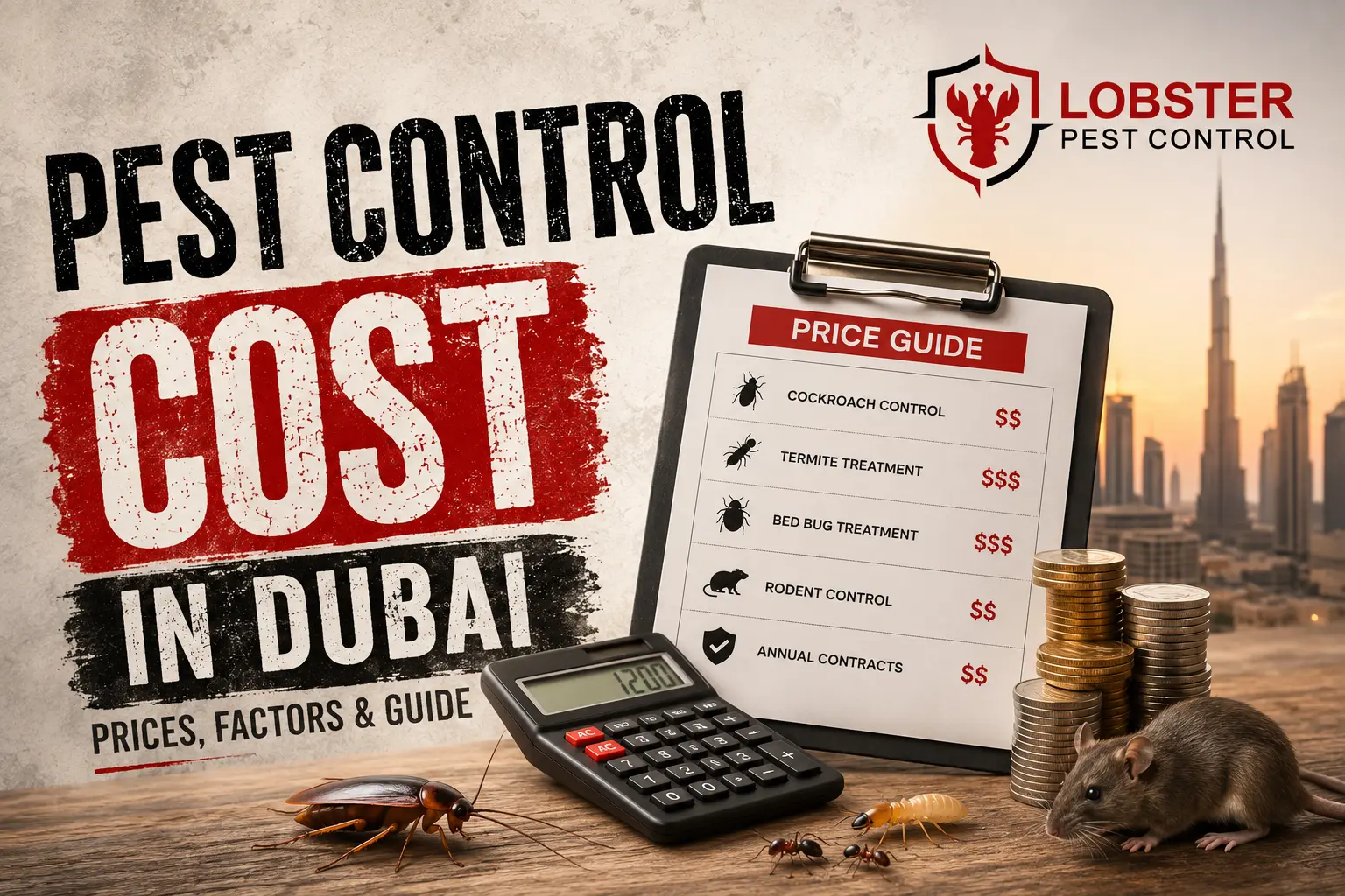 Pest Control Cost in Dubai — 2026 Price Guide
