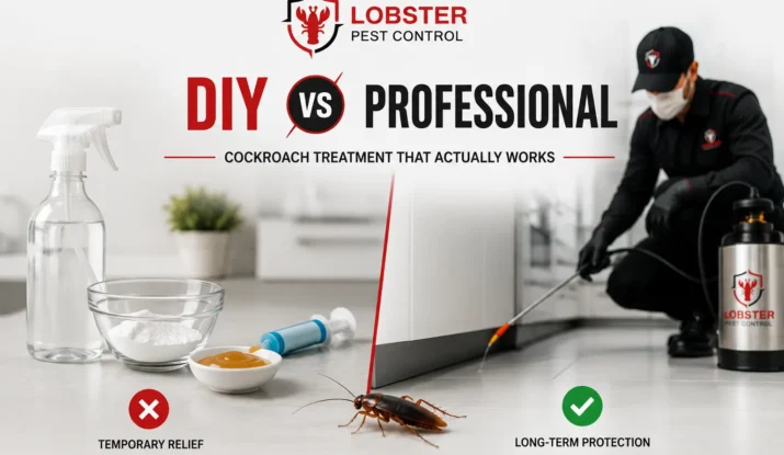 DIY vs Professional Cockroach Treatment